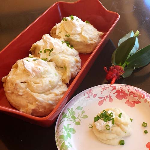 Homemade mashed potatoes recipe from CJ's Deli & Diner Kaanapali restaurant in West Maui.