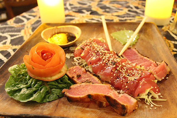 Fresh Ahi Sashimi could be included in your You Catch It, We Cook it Dinner on Maui.