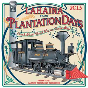 Lahaina Plantation Days logo commemorating the Sugar Cane train.