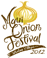 The Maui onion festival at Kaanapali Whalers Village logo 2012