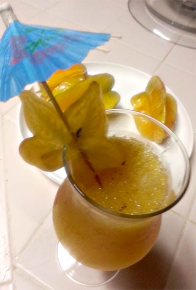  star fruit cocktail for Maui weddings